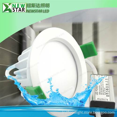 2.5 inch 9W Round IP65 waterproof LED Downlights, Bathroom ceiling LED light